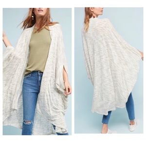 Anthropologie Pure + Good Open Front Long Cardigan